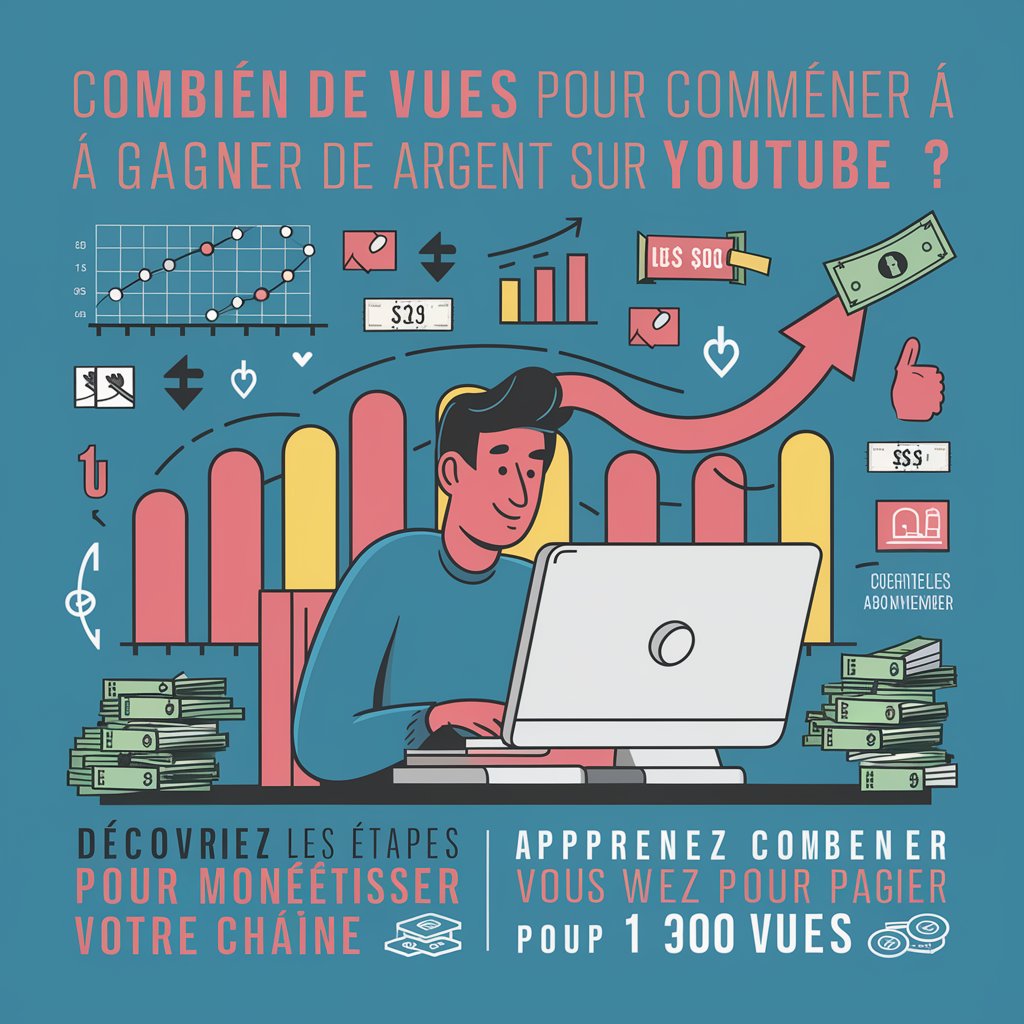 Combien de vues pour gagner de l’argent sur YouTube